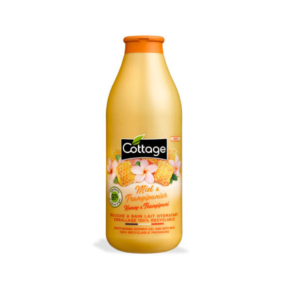 COTTAGE HONEY FRANGIPANI SHOWER GEL & BATH MILK