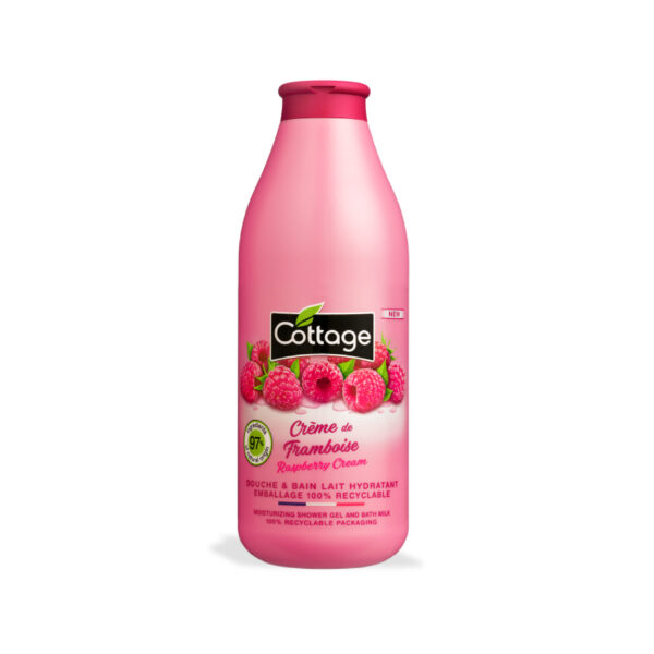 COTTAGE RASPBERRY CREAM SHOWER GEL & BATH MILK