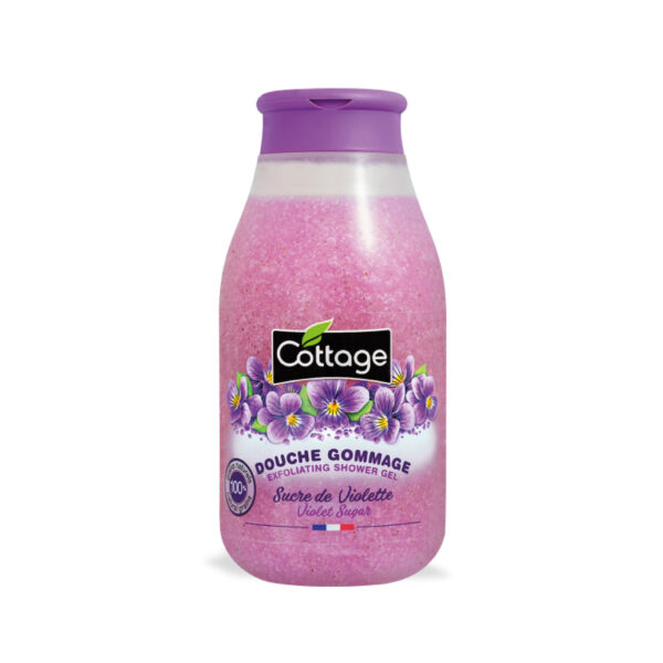 COTTAGE VIOLET EXFOLIATING SHOWER GEL