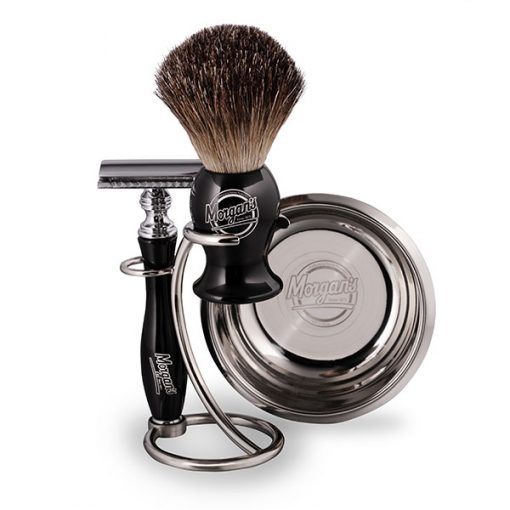 MORGAN'S LUXURY SHAVE GIFT SET IN WOODEN BOX